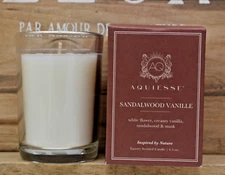 AQUIESSE Sandalwood Vanille Luxury Scented Candle 6.5 oz