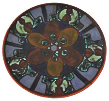 Large Poole Pottery Delphis Charger Dish Retro