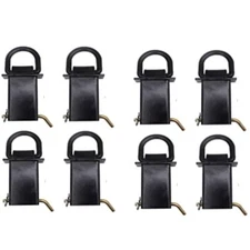 Heavy Duty Adjustable Trailer Stake Pocket D Ring 5400 Lbs Load Limit 8 Pack