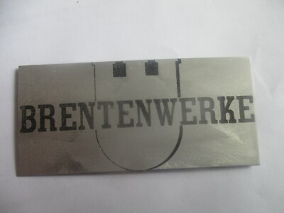 Typenschild Schild Hanomag Kurier 2 BRENTENWERKE STEYeR polizei wien S61 s62