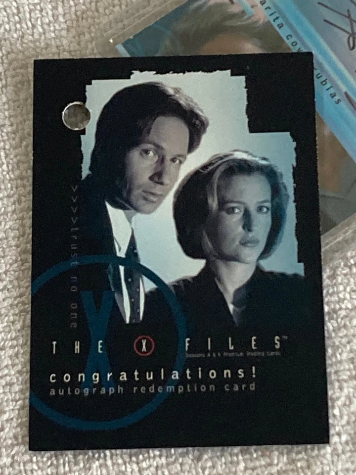 2001 Inkworks X-Files Seasons 4 & 5 Autograph Card Laurie Holden #a4 w/ Redemp - Image 3 of 4