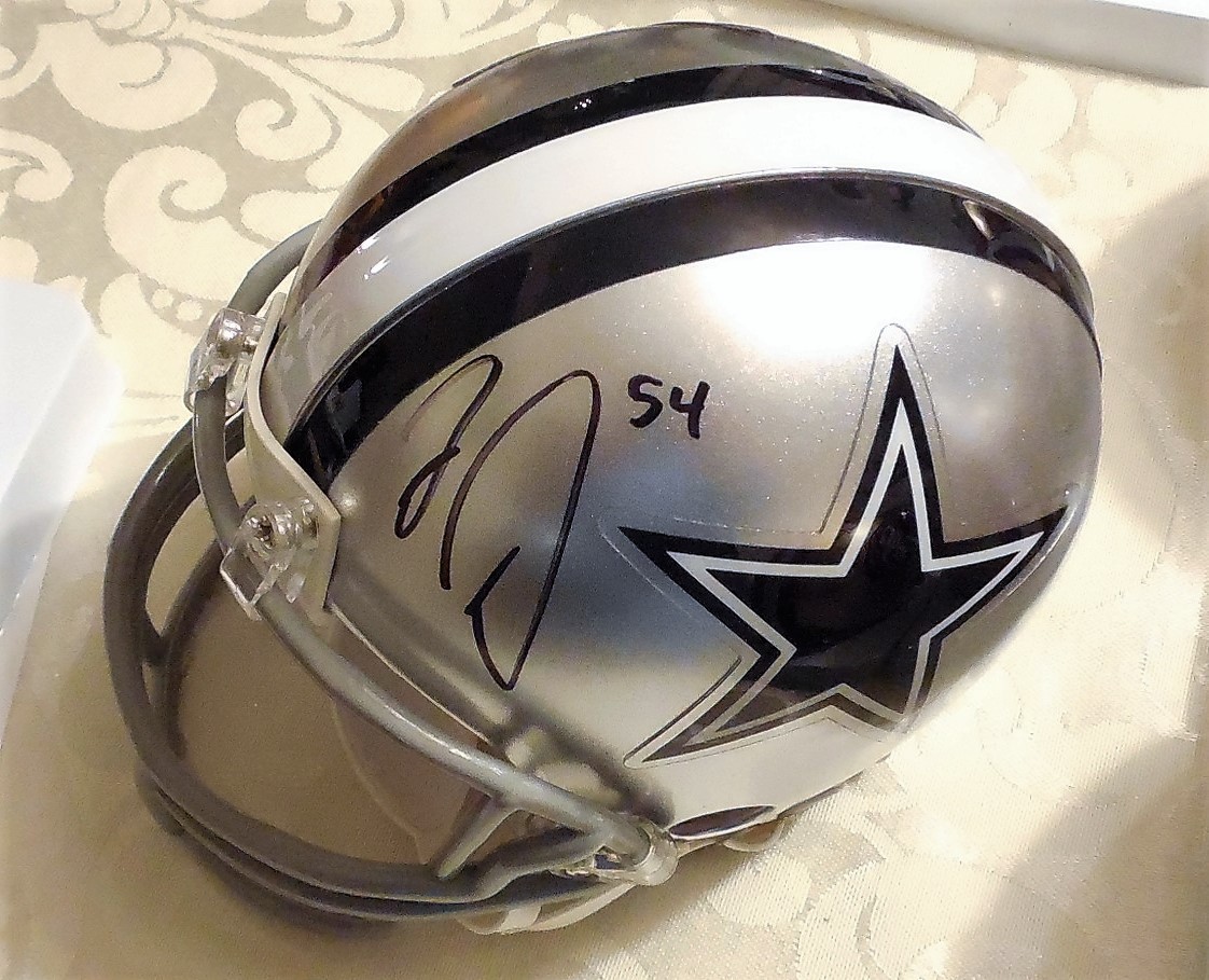 signed jaylon smith mini helmet JAYLON SMITH - Dallas Cowboys