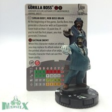 Heroclix DC Notorious set Gorilla Boss 010 Common figure w/card 