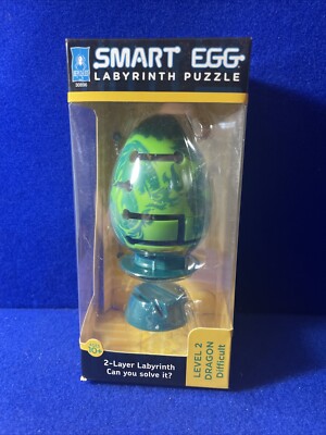 BEPUZZLED SMART EGG LABYRINTH PUZZLE LEVEL 2 DRAGON