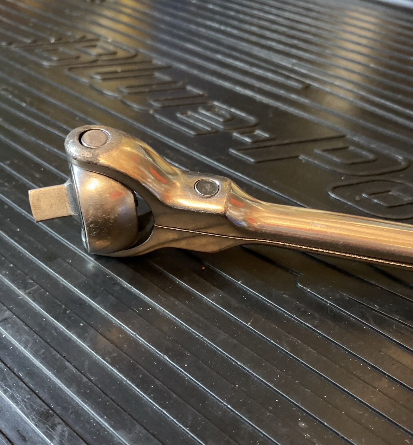 Snapon Drive Round Swivel Head Ratchet F748 Snap on Hand Tool for sale