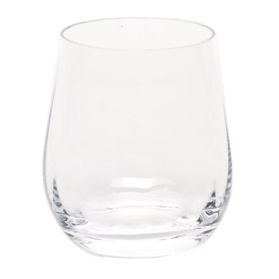 NEW MOSER ''Optic'' Clear Double Old Fashion AUTHORIZED DEALER