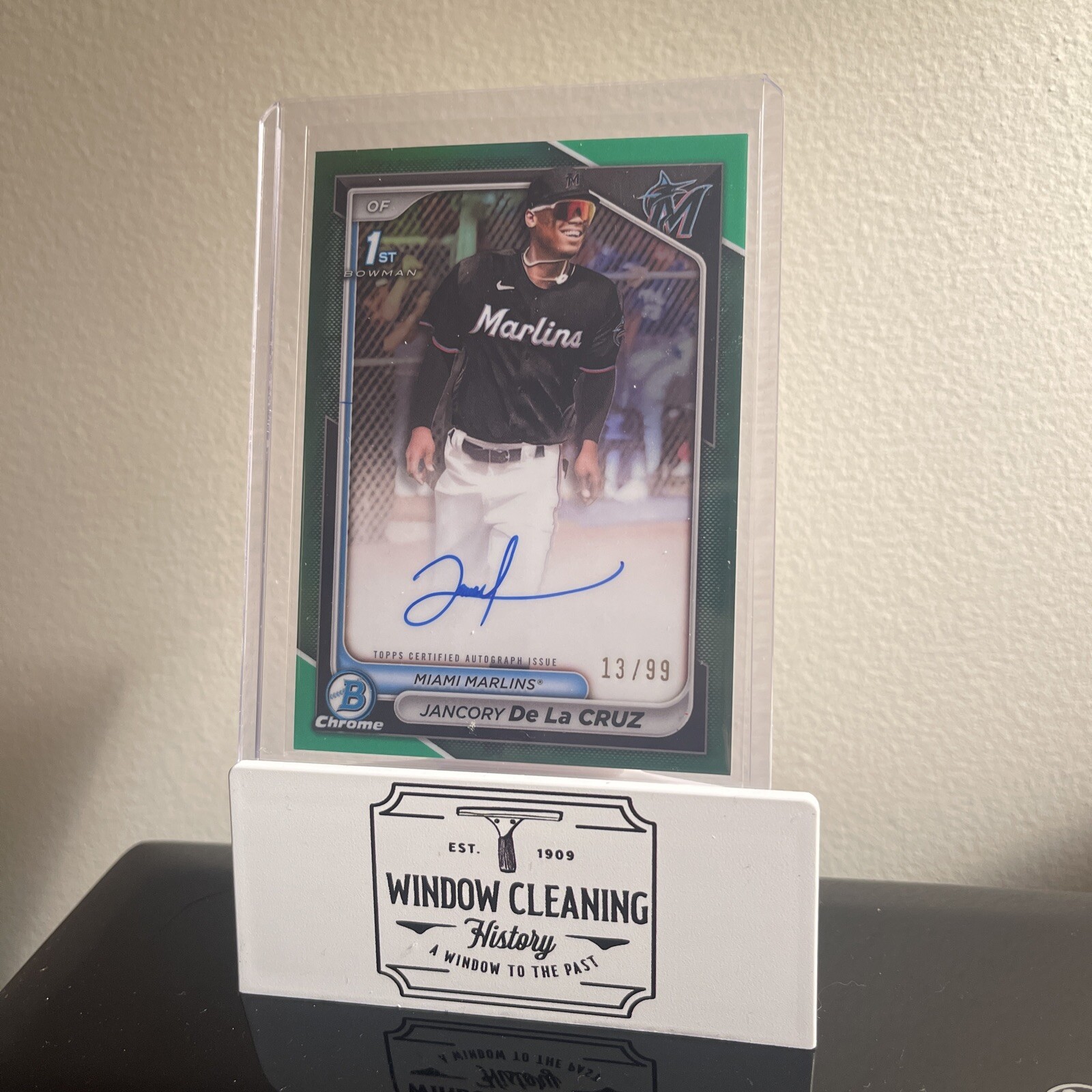 2024 Bowman Chrome JANCORY DE LA CRUZ /99 GREEN 1st RC Refractor AUTO #CPA-CPL