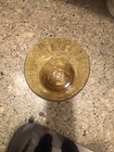 Southern Living at HOME Arlington Amber Goblet Clear Stem Glass — photo 2