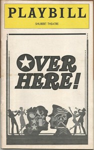 "Over Here!" Playbill April 1974 JOHN TRAVOLTA, Marilu Henner, Treat Williams