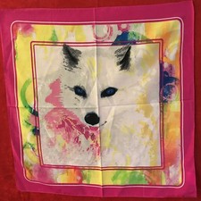 Girl Scout Little Brownie Bakers White Wolf Bandana Scarf 2013-14 New In Bag
