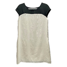 Express Dress Women's Small Black White Blue Colorblocked Ladies OfficeWear