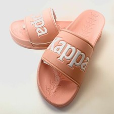 Kappa 222 Banda Adam 9 Slides Size 10 Pink Peach White New 304JPU0