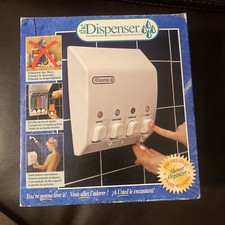 Vintage The Dispenser 4 Chamber Shower Organizer Dispenser - White