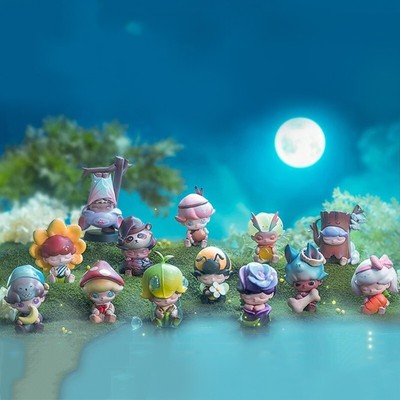 Original DIMOO  Forest Night Series Action Figure Cute Toys Surprise Collectible
