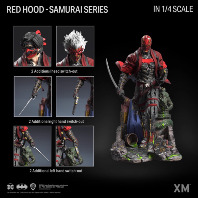XM Studios Samurai Red Hood 1/4 Resin Statue Batman Jason Todd In