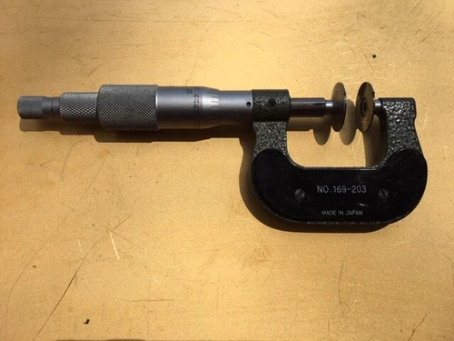 Mitutoyo Vernier Disk Micrometer 0-1"