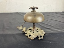 Clochette, sonnette d Hôtel ,cloche de comptoir, table , en bronze palmier