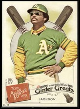 Reggie Jackson 2019 Allen and Ginter Ginter Greats 5x7 #GG-16 31/49 Athletics