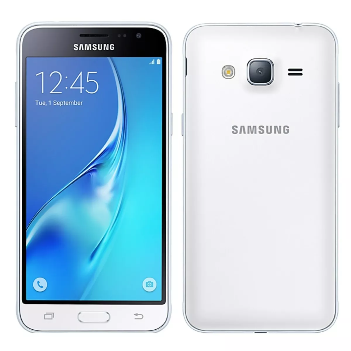 Smartphone Samsung Galaxy J3 2016 Quad Core 2 Go de RAM 8 Go 5 pouces Blanc