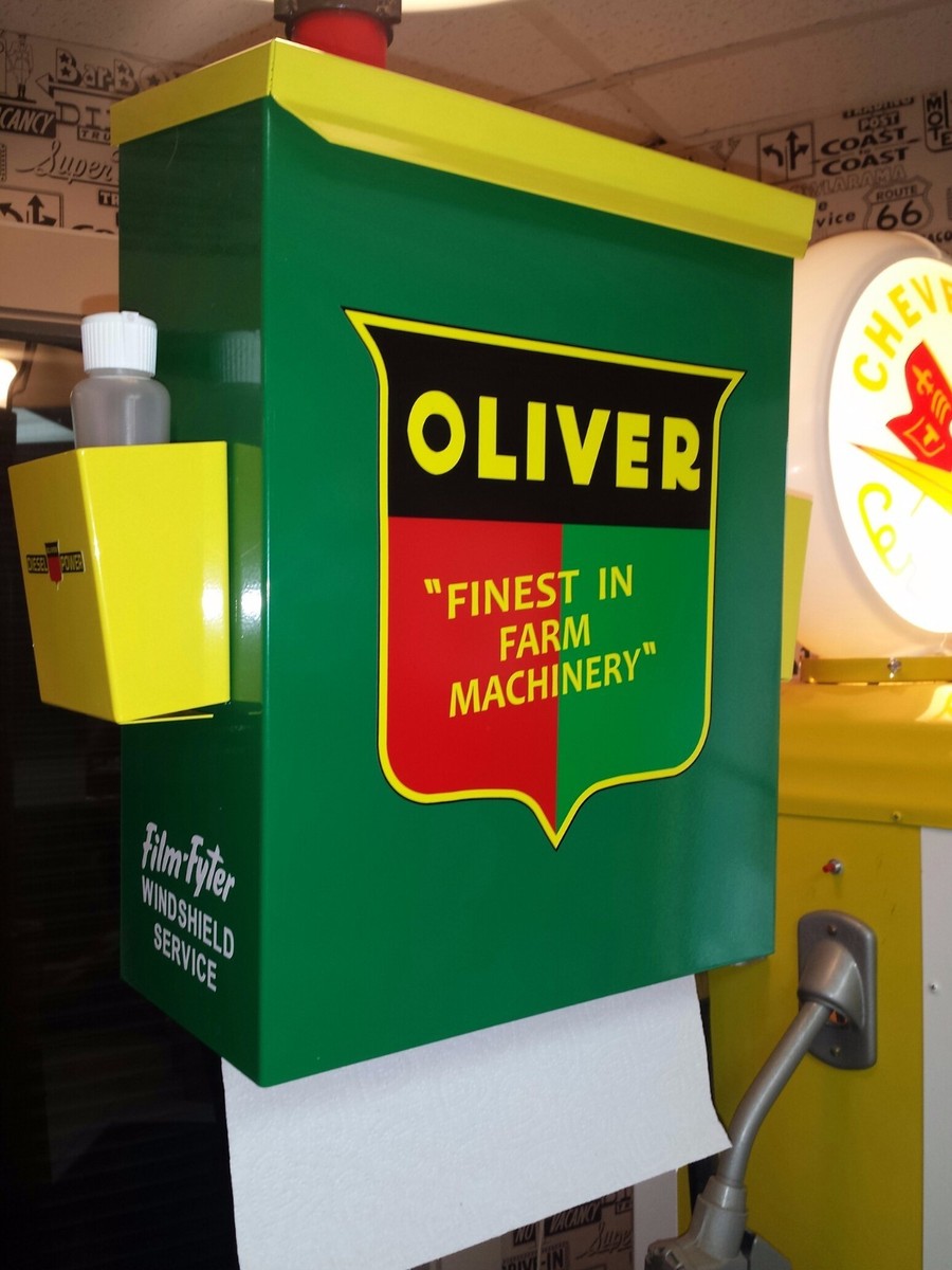 M1285 Vintage 1950s 純銀 WEBSTER レターオープナー OLIVER TRACTOR NOSTALGIC 50S ERA TOWEL BOX DISPENSER FINEST IN