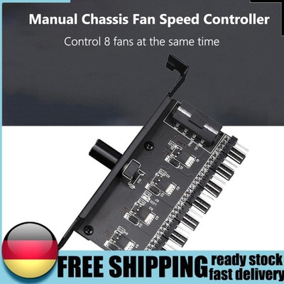 Speed Controller Adapter CPU HUB Splitter Cooler Single-channel Control for Fans
