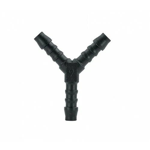 D.I.K ONLINESHOP 6 Stück Schlauchverbinder Y-Stück Ø 6x6x6mm Kunststoff Verbindungsstück #175