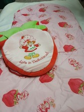 Vintage Strawberry Shortcake Backpack/Sleeping Bag Set RARE Collectible