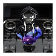 Yourkar Car Shift Knob Hoodie Cover, Funny Gear Shift Knob Starry Sky
