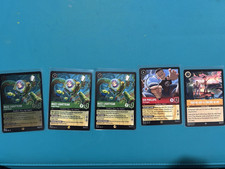 Disney Lorcana TCG Into the Inklands Cold Foil 10-Card Lot Buzz Sid