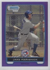 2012 Bowman Chrome Prospects Retail Purple Refractor 3/199 Jake Marisnick 0b2