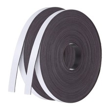 Magnetic Strip Roll, for DIY Crafts, Whiteboards, Refrigerator Magnets, Black