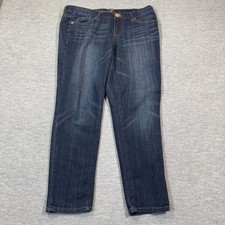 Seven7 Jeans Women 28 Dark Wash Skinny Easy Fit Mid Rise Stretch Denim Casual