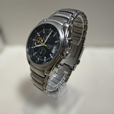 CASIO EDIFICE EF-512D Chronograph Date Analog Quartz Men's Wristwatch
