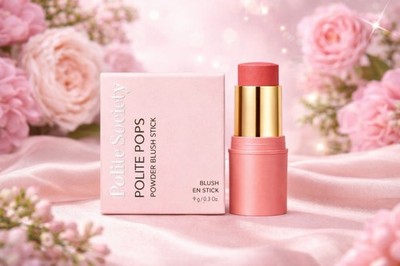 NIB Polite Pops Powder Blush Stick Polite Society in color Milan (Retail $28)