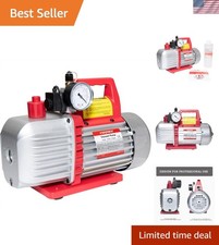 Efficient 500P Vacuum Pump with Oil Monitoring - Ideal for HVAC & Resin Projects