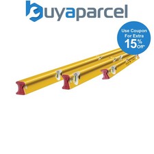 Image of Stabila STBRTYPESET R-Type Triple Pack Builders Spirit Level 180cm 120cm 60cm