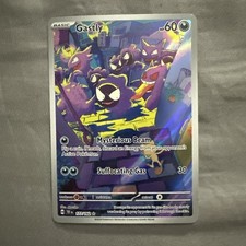 Pokémon TCG Illustrazione Gastly Rara Carta IR Holo 177/162 Forze Temporali Nm