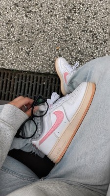 Nike Air Force 1 Pink Love Y2K EU 36.5 Womens Trainers Shoes