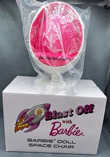 Barbie Blast Off Space Sedia Accessorio Arredo Rosa/Bianco Plastica 1pz