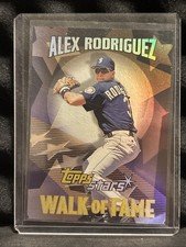 ALEX RODRIGUEZ 2000 TOPPS STARS WALK of FAME INSERT #WF5  SEATTLE MARINERS