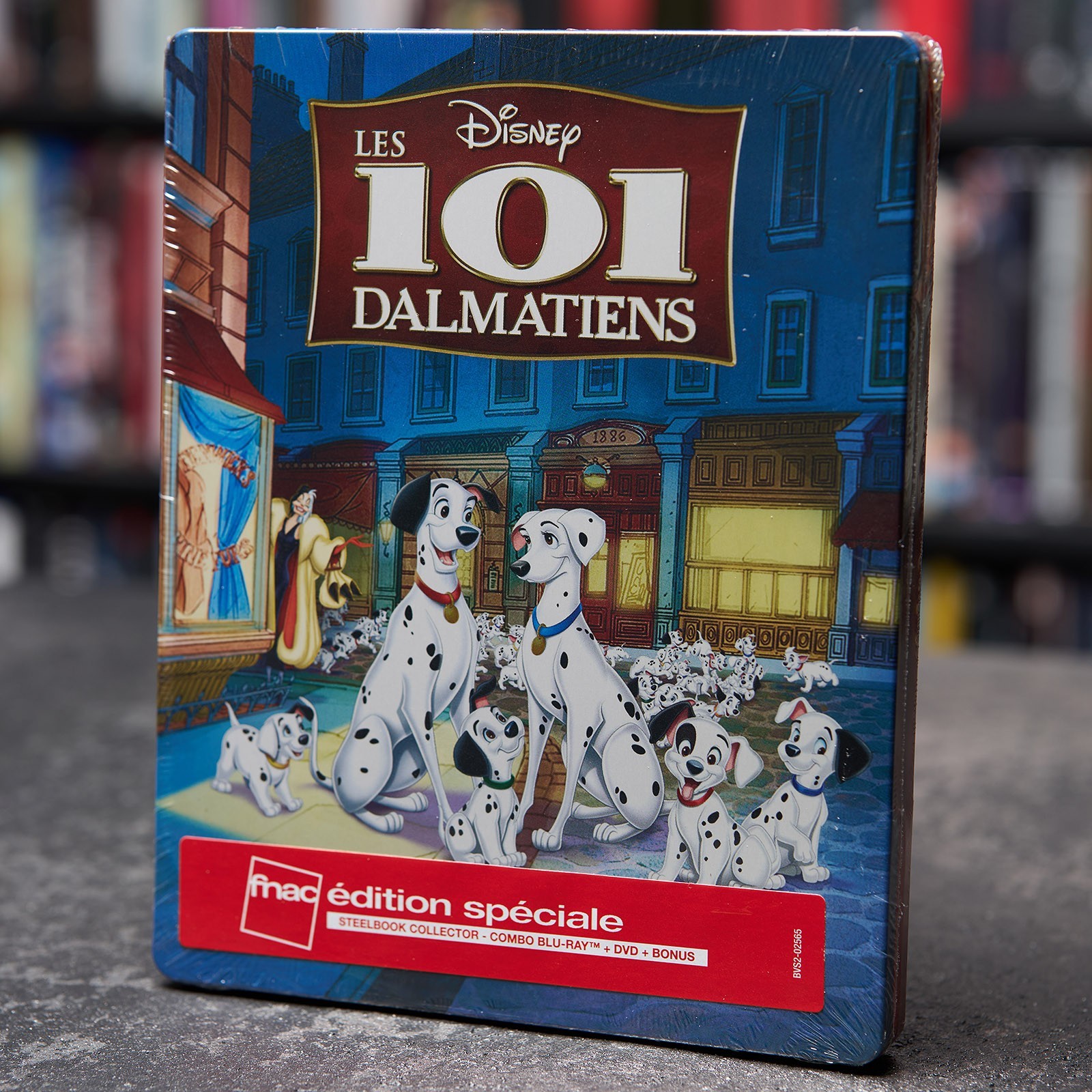 101 Dalmations Blu ray Steelbook, French import