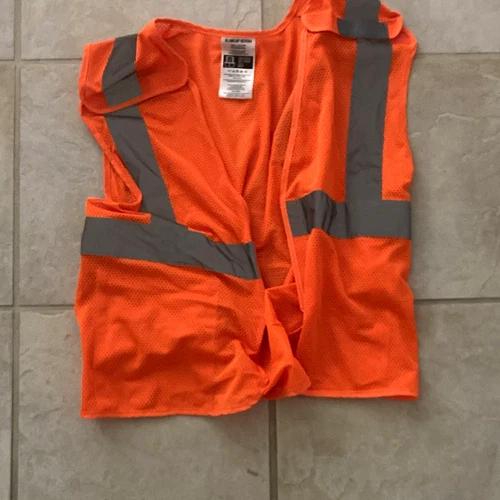 Qty 15 Ergodyne Hi-Vis Orange/Gray Mesh Reflective Vest S/M ANSI 107-2020 R2 - product listing photo