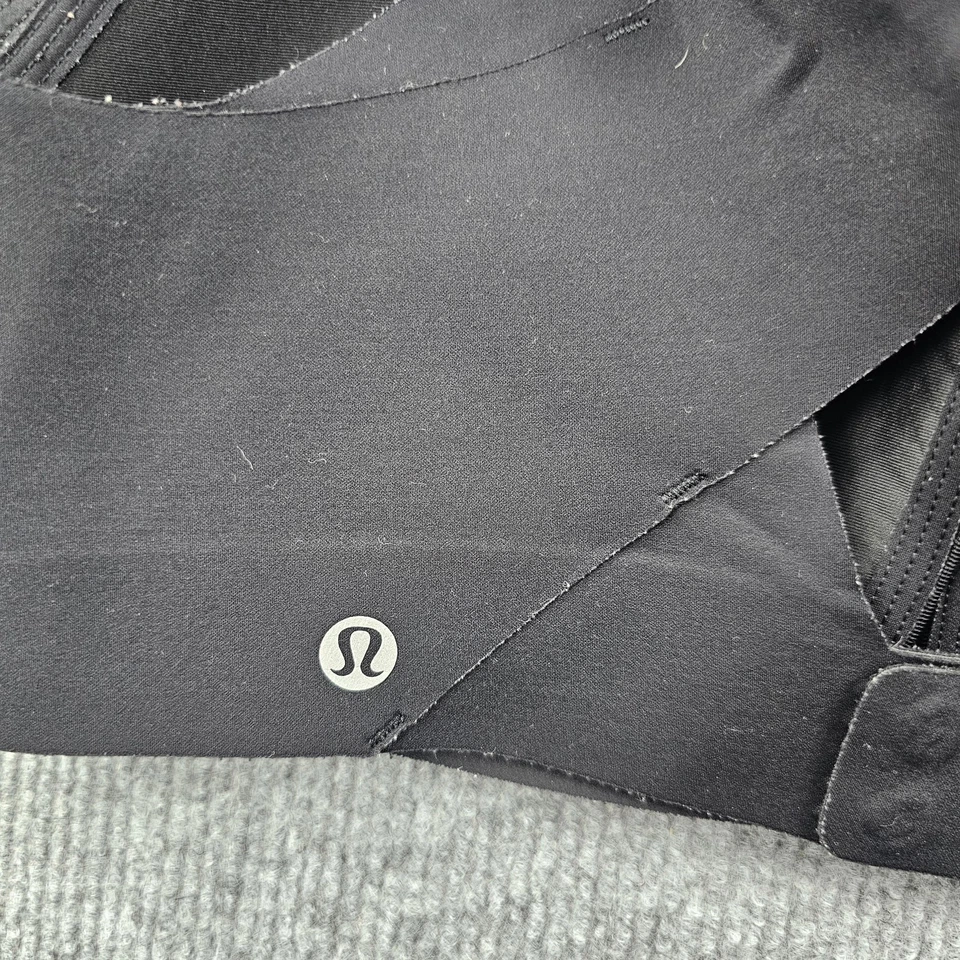 Lululemon Enlite Sports Bra Womens 34DD Black High SupportMolded Cups Black Gym - Image 3 of 4