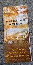 Vintage Brochure for Phelps Wisconsin Vilas County