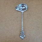 Harlequin by Reed and Barton Sauce Ladle Spout Wild Rose 5 1/2"
