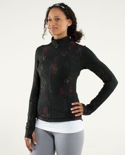 Lululemon Forme 2 Jacket Cuffins Midnight Iris Multi Size 4