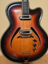 Chitarra elettrica Musima Record GDR Germany anni 70 vintage e molto rara