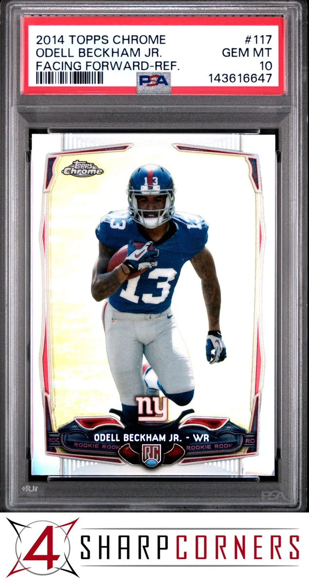10 Graded Football Odell Beckham Jr. Sports Trading Cards for sale