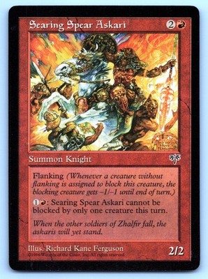 MTG Searing Spear Askari Normal C Mirage (MIR) NM Magic