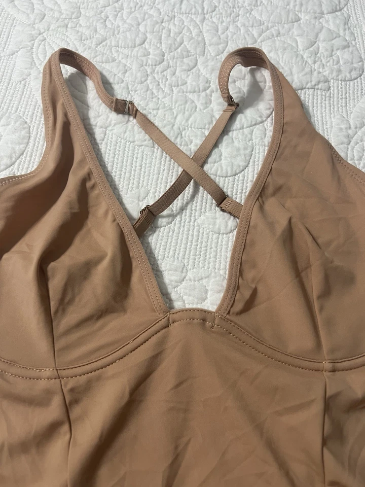 Women Body Underwire Sexy Size XL Beige Strap Ajustable New - Image 4 of 4